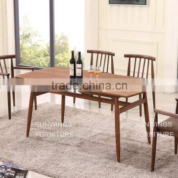 Wholesale Modern Wooden Dining Table Wood Legs photo-2