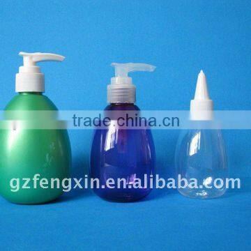 ball shape cosmetic plastic pump bottles in guangzhou factory