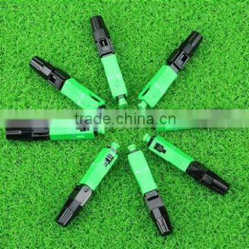 SC APC fiber optic fast connector/quick assembly connector/field assembly connector