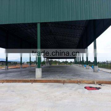 Low investment steel tube structure warehouse