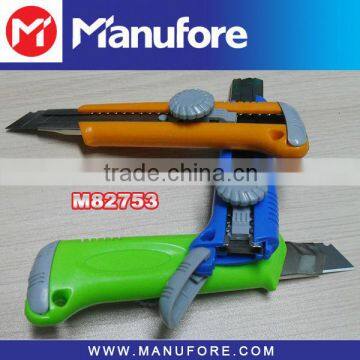 screw fixed blade color cutter knife