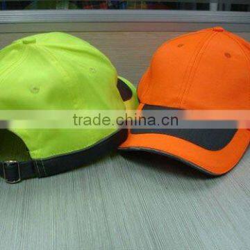 6 panel hivi color T/C baseball cap