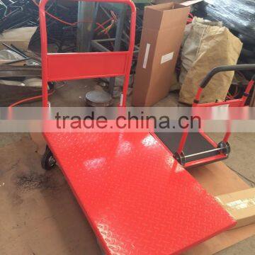 Wholesaling Heavy Duty Supermaket Hand Pull Carts Platform Carts
