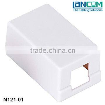OEM,ODM factory branded designer surface mount box one port RJ45