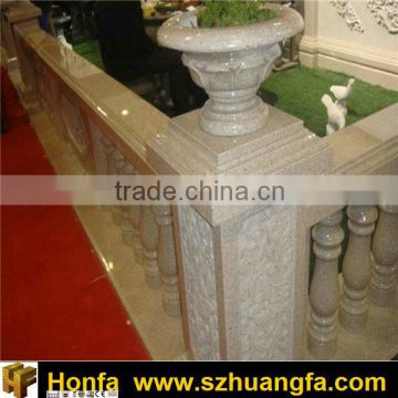 Pink Granite railings for garden