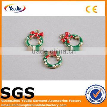 factory custom colorful flower shape metal tags