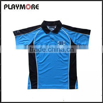 Custom design sublimated polo t shirts for men