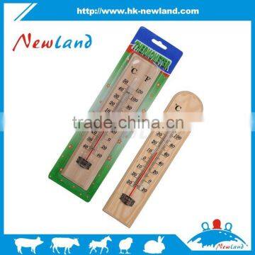 2015 new type super quality wooden thermometer for garden use