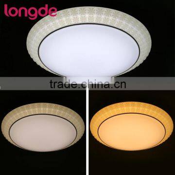 22W Color Changeable PMMA Cover LED Ceiling Lamp with for Home
