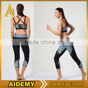 breathable DRI fit yoga top, modal soft yoga sets,Sexy Ladies yoga wear