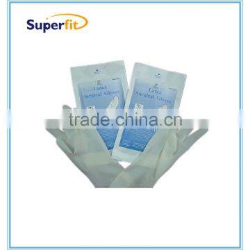 Medical sterile latex surgical gloves