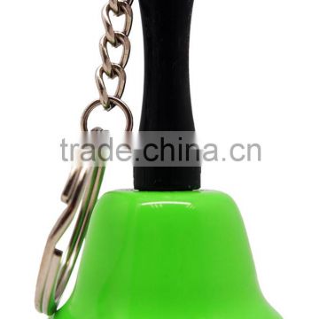 Keychain bell in custom color with logo printing for promo as gift