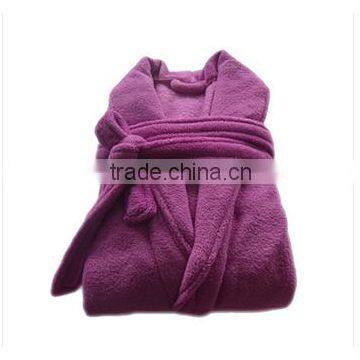Fashion Style Coral Fleece Bathrobe With Long Sleeve photo-4