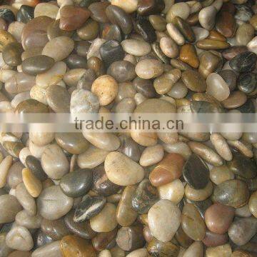 polished pebble stone cobbles, 25KG per bag