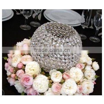 Nickel Plated Candelabra with Flower Bowl,Silver 5 Arm Candelabra, wedding Center Piece Candelabra,Rental Candelabra