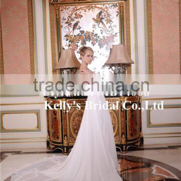 Evening Dress 2015 Newest Sweetheart Girl Party Dress Wholesale Popular Tulle Layered Latest Muslim Wedding Gown For Fat Woman photo-4