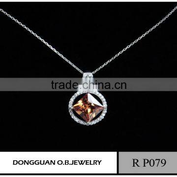 2016 Pendant Neclace Rhinestone Statement Necklace/18K gold Necklace