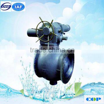 sludge treatment big size zero leakage eccentric ball valve