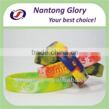 factory directly sell custom mixed color silicone wristbands