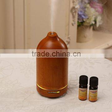 Wood+ABS+PP+Silicone Aroma Oils, Wooden Electric Ultrasonic Aroma Diffuser, 100ml Aroma Humidifier photo-2