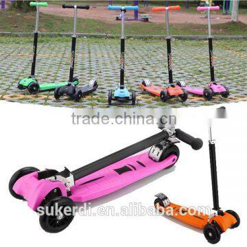 Patent folding scooter 120mm 4 wheel scooter best kick scooter for kids