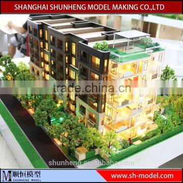 Building house scale model for real estate exhibition/custom architectural model making