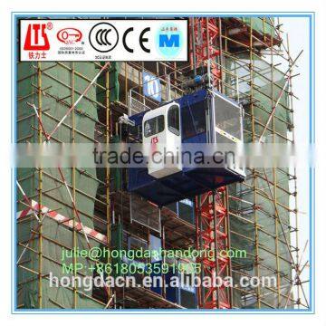 Shandong HONGDA Double cage Construction Elevator SC200/200