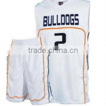 White Basket Ball kit uniform