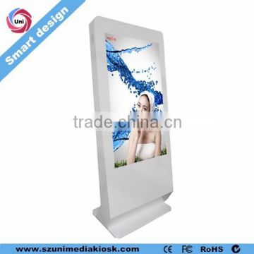 HD shopping mall 55 inch stand alone LCD loop video advertising equipment