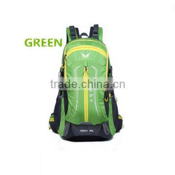 new design green lightweight backpack