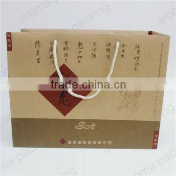 Wholesale Eco-friendly Luxury Black Paper Handbag of New Design for Gift photo-6