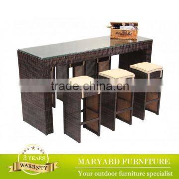 Fashion PE rattan bar stools China