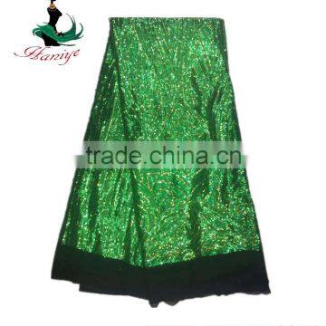 Haniye 2016 Best Price Embroidery French Lace / Hot Selling Tulle Lace Sequins Fabric /JLQ09-8 photo-6