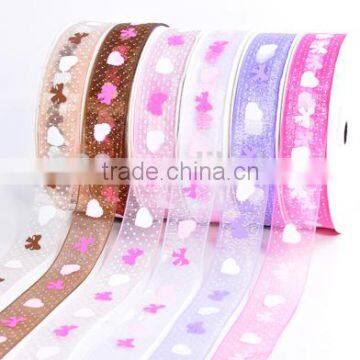 Celebrate customized organza ribbon pringting wedding decoration party decoration decorations wedding