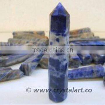 SODALITE OBELISK POINTS