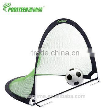 Podiyeen Protable pop up soccer goal set(1 goal, carrying bag, ball, inflator) size 48*30*30 inches