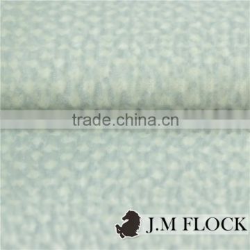 flocked curtain fabric made by polyester flocking printed jacquard fabric