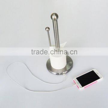 Napkin holder with USB charger