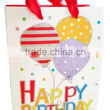 Custom happy birthday party gift paper bag