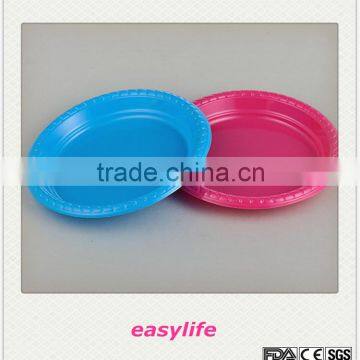 P071718 7''(17cm) PS disposable plastic round plates