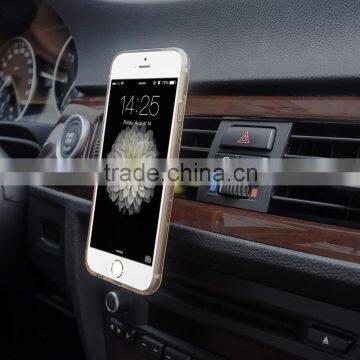 Universal Use Magnet Air Vent Cell Phone Holder With Two Metal Plates photo-6
