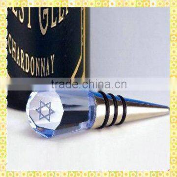 Unique Decorative Cheap Crystal Glass Wine Stoppers For Promotion Gifts