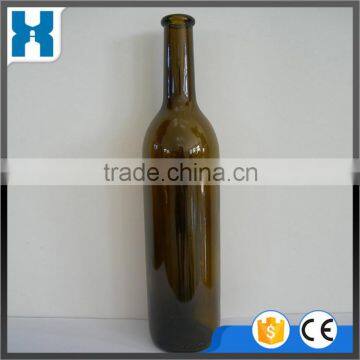 DECORATION ANTIQUE GLASS WINE BOTTLE WITH CORK 750ML