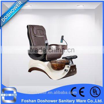 Luxury pedicure supplies of pedicure chair glass bowl, detox foot spa with price