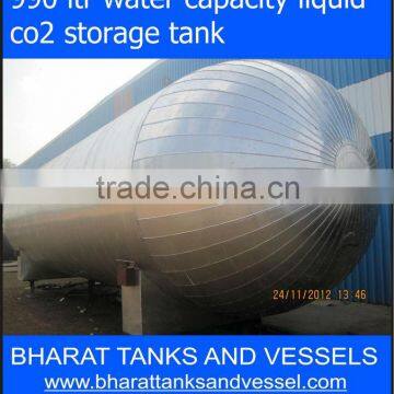 990 ltr water capacity liquid co2 storage tank