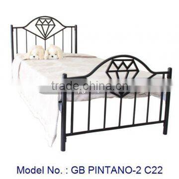 Classic Style Single And Double Metal Bed, cheap bedroom furniture, modern home bedroom furniture, model metal bed furniture