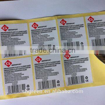 Cheap Self-adhesive Printing Sticker Roll for Apparel