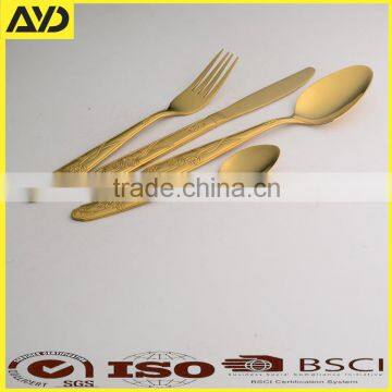 Stainless Steel Quality Cutlery Set , Dining Forks, Knives And Spoons