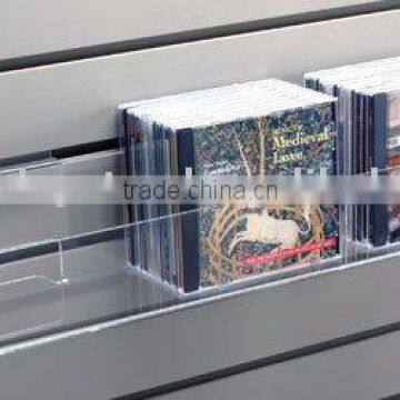 Acrylic Slatwall CD Display Holder