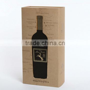 handmade luxury kraft paper wine box/gift boxes